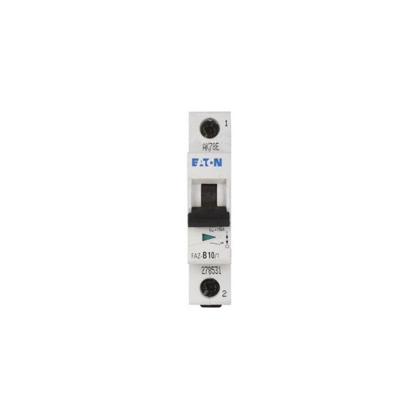 Eaton Miniature Circuit Breaker, FAZ Series, 10A, 415V AC FAZ-C10/1 - main